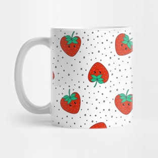 Strawberry pattern Mug